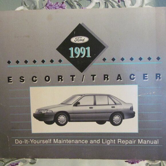 Ford Motor 1991 Escort / Tracer Manual DIY Maintenance & Light Repair Manual - Picture 1 of 11